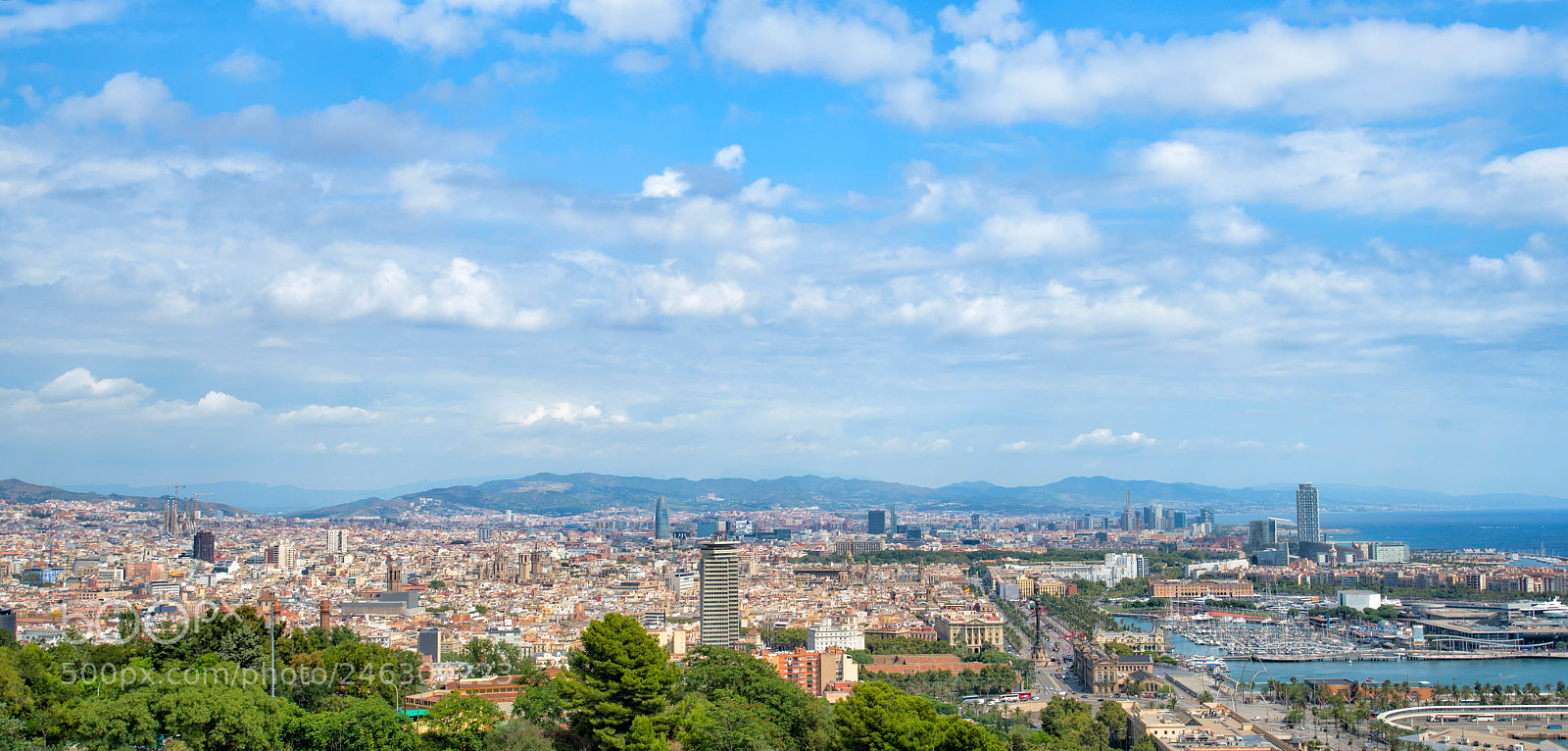 Nikon D610 sample photo. Views of barcelona from photography