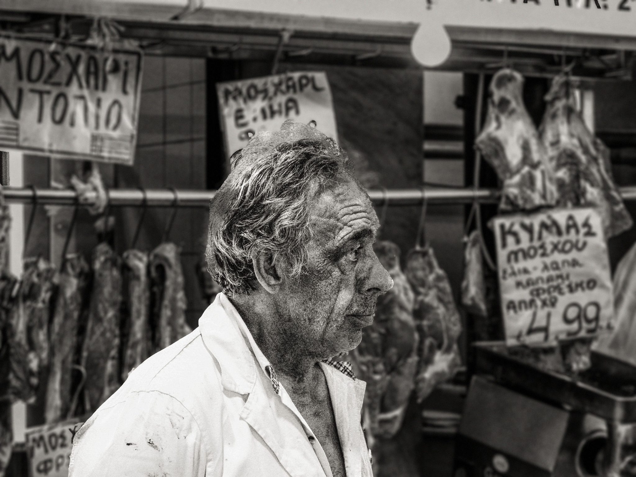 Canon POWERSHOT G7 sample photo. The greek butcher photography