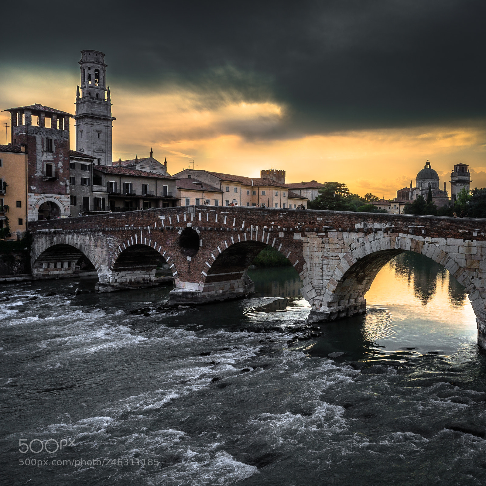 Sony SLT-A65 (SLT-A65V) sample photo. Ponte pietra photography