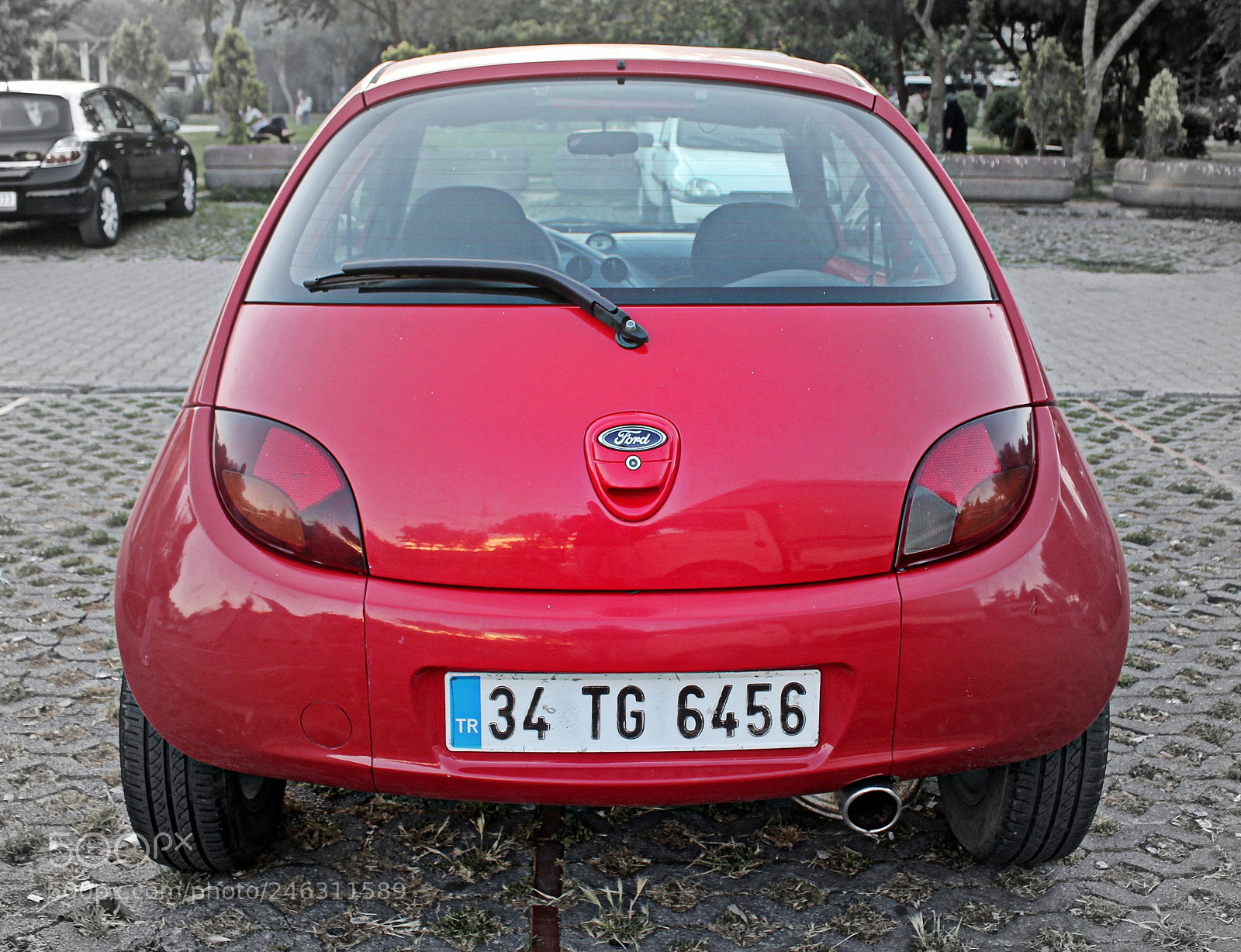 Canon EF-S 18-55mm F3.5-5.6 IS sample photo. Ford ka red photography