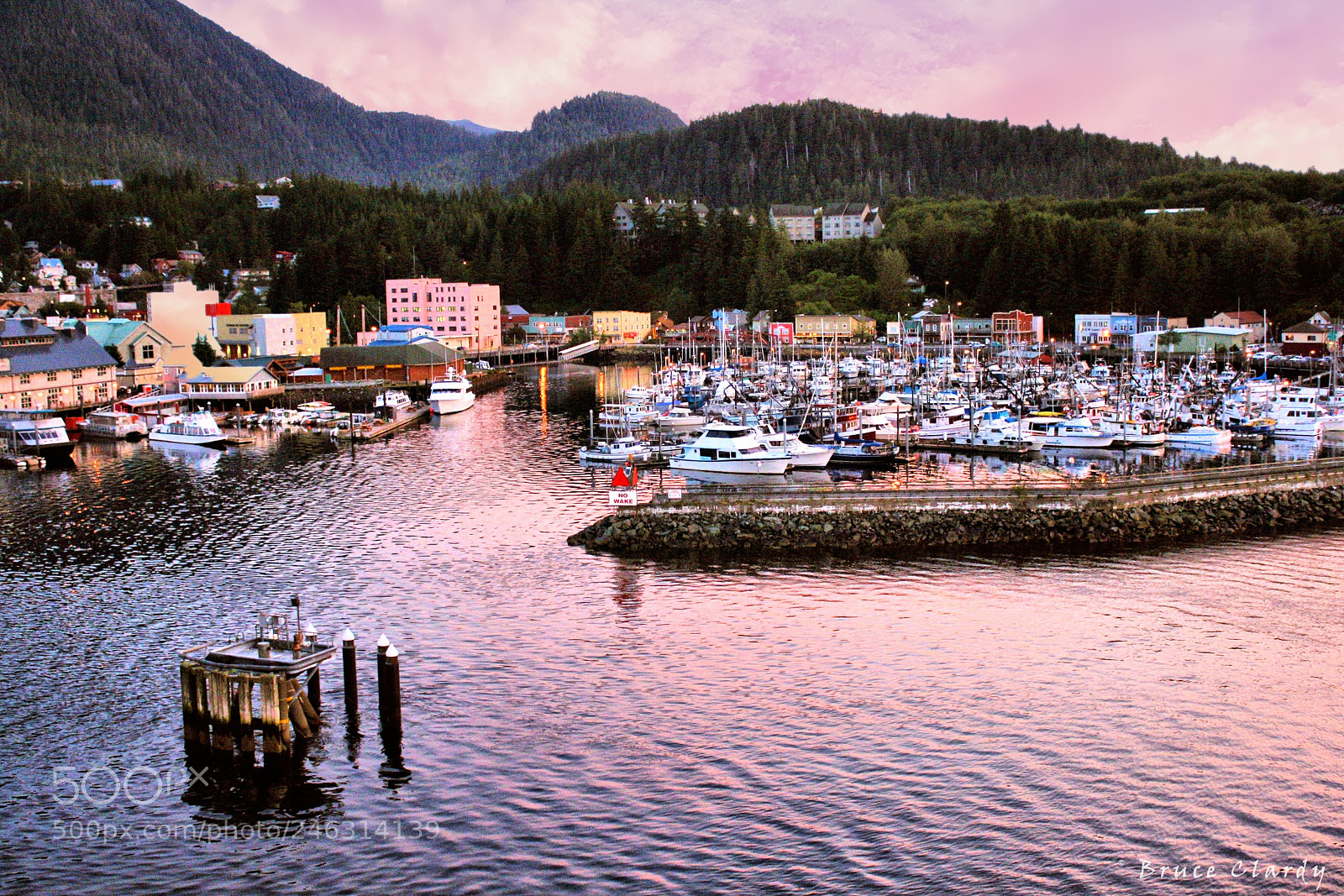 Canon EOS 1000D (EOS Digital Rebel XS / EOS Kiss F) sample photo. Ketchikan dawn photography