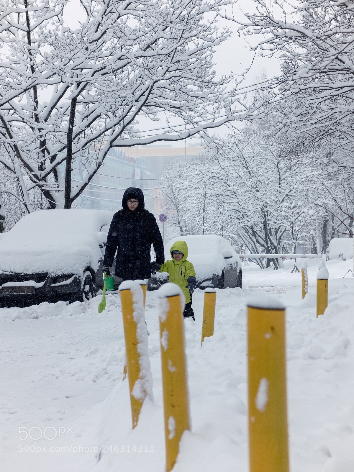 Fujifilm X30 sample photo. All in snow photography