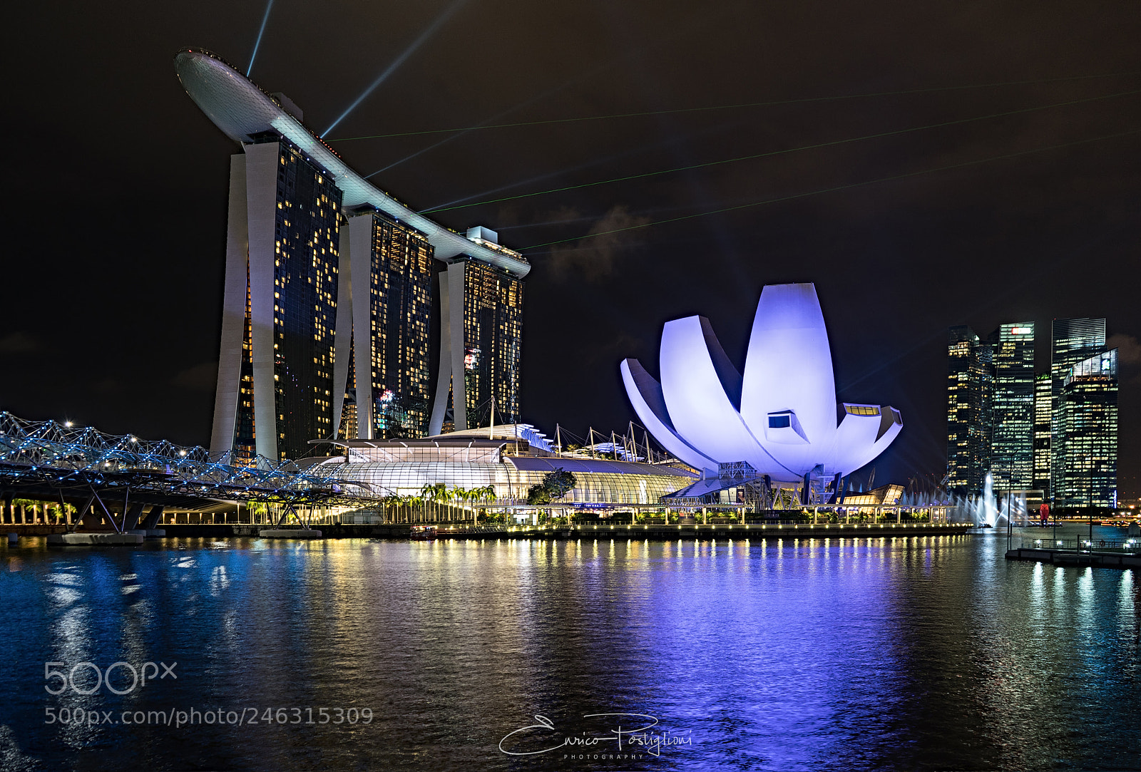 Sony a7 II sample photo. Marina bay sands photography