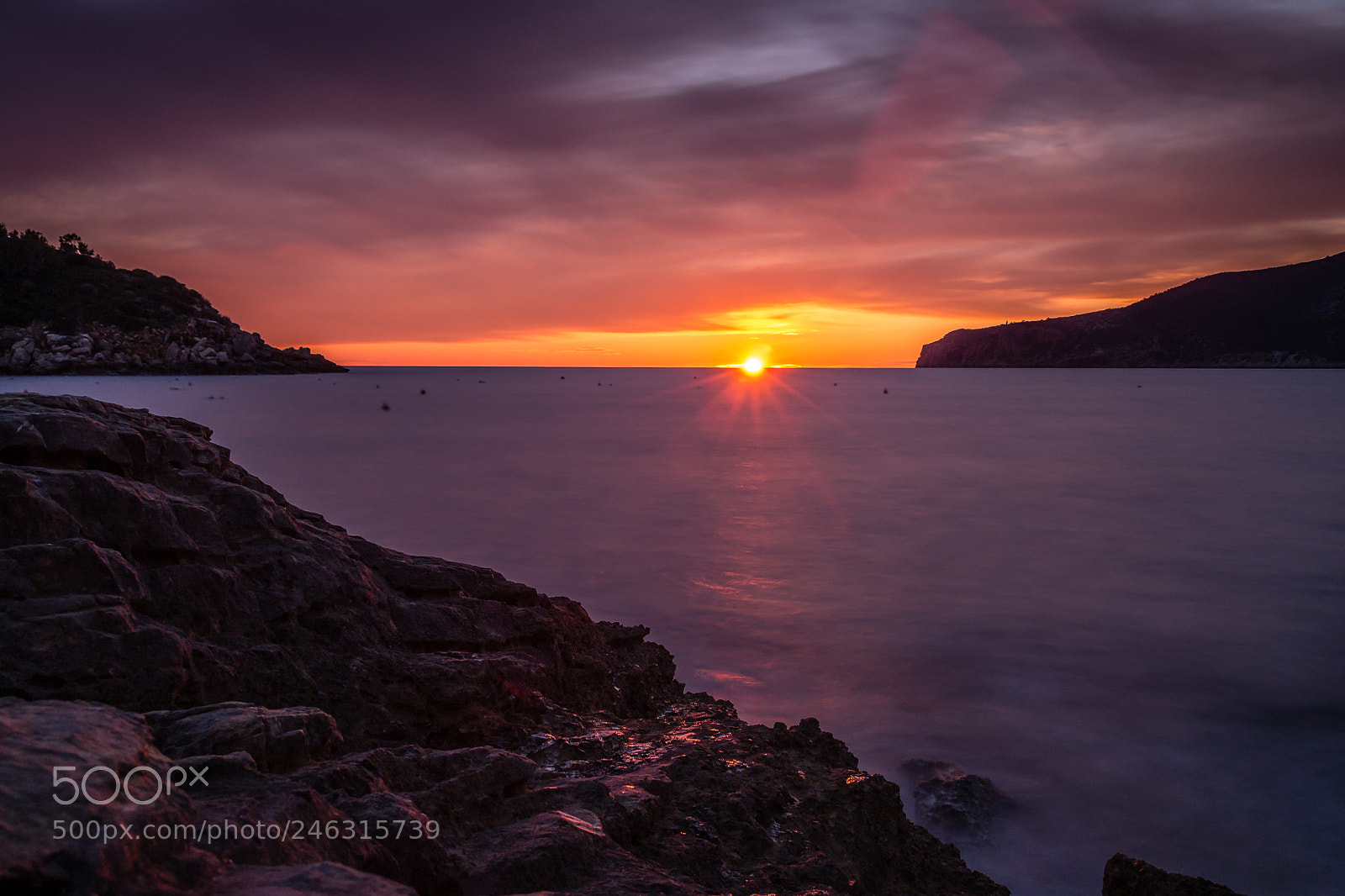Olympus OM-D E-M10 II sample photo. Sundown over the mediterranean photography