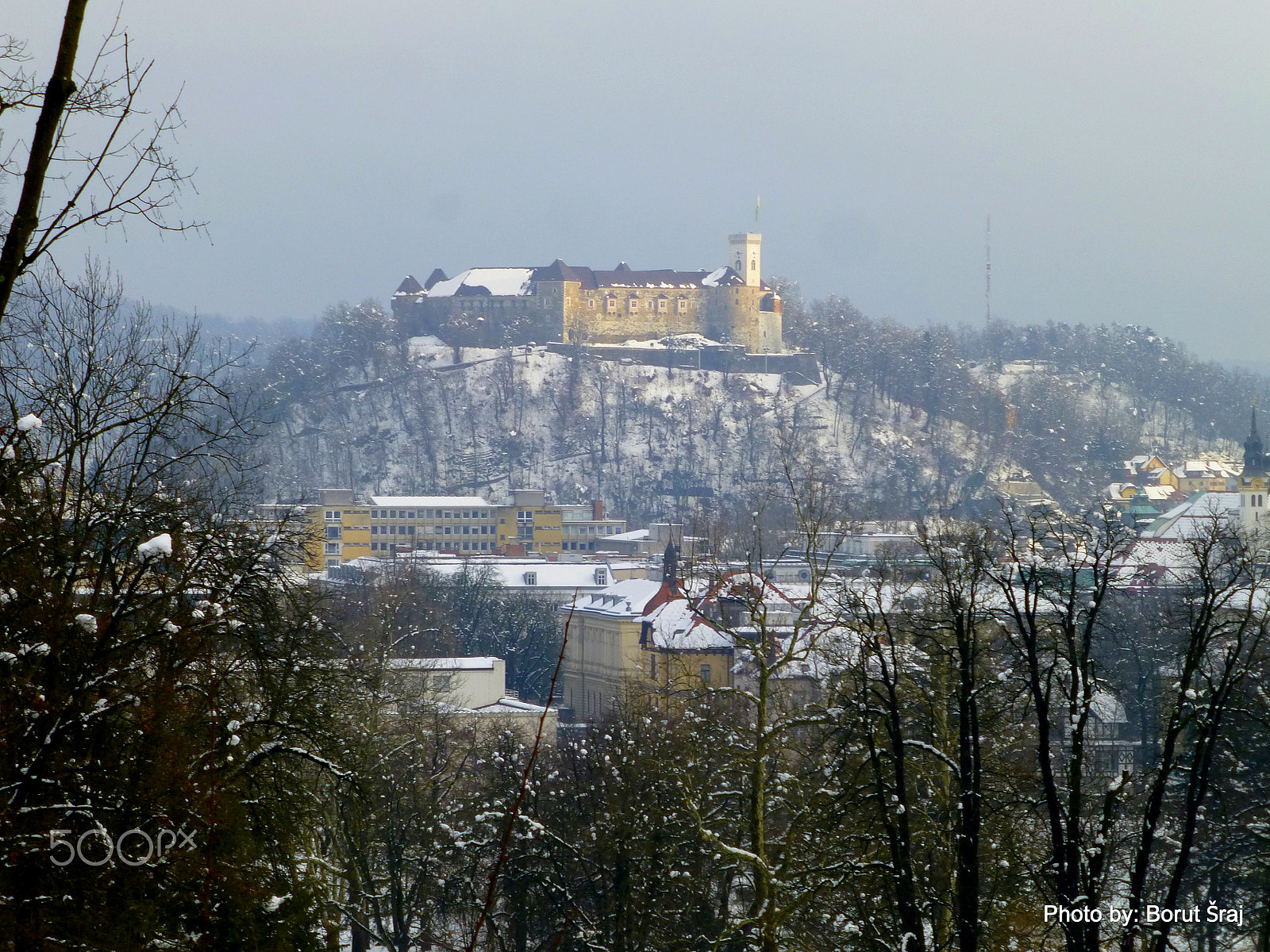 Panasonic DMC-TZ31 sample photo. Ljubljana in winter () photography