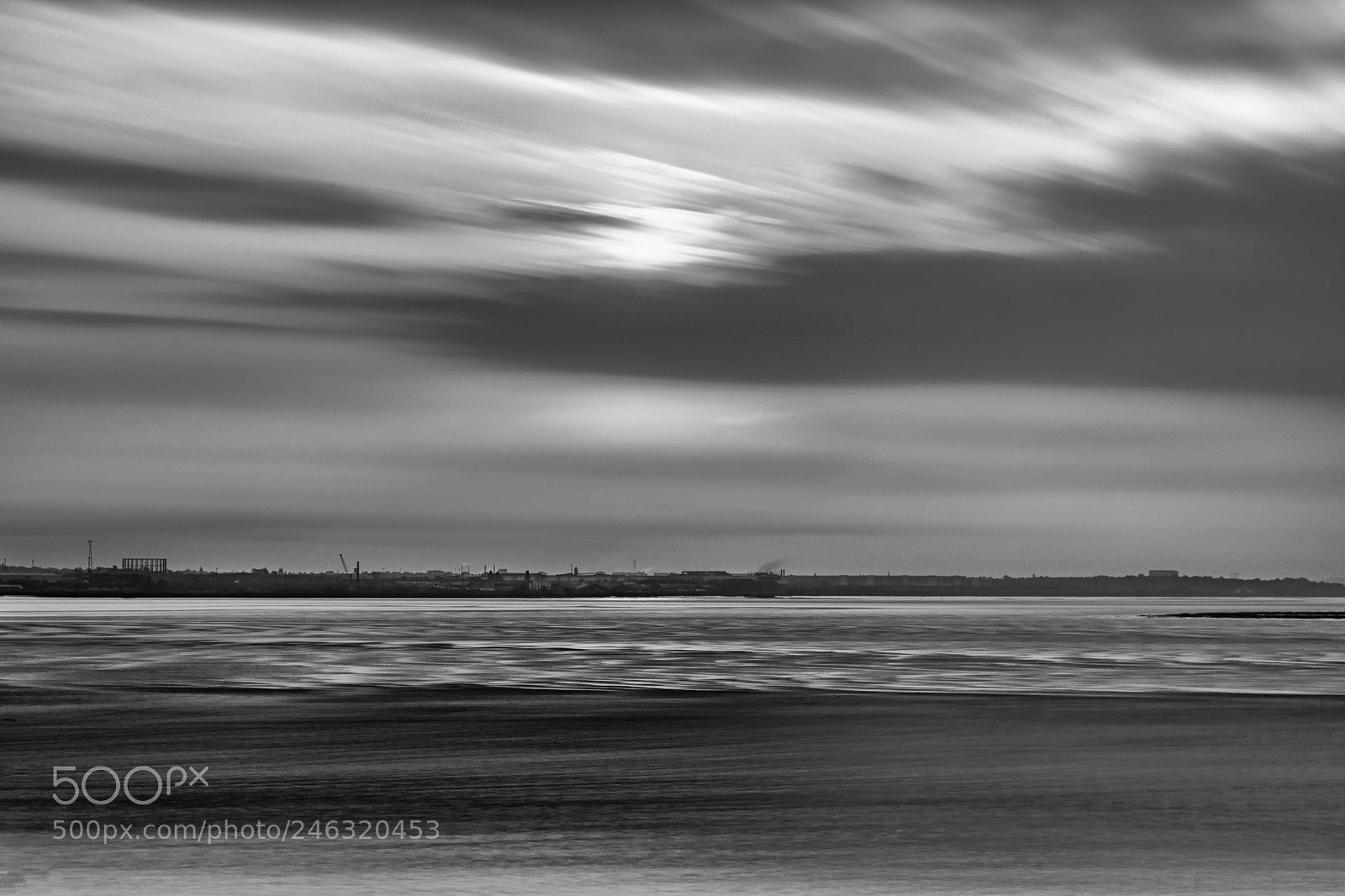 Sony a7 sample photo. Industrial estuary photography