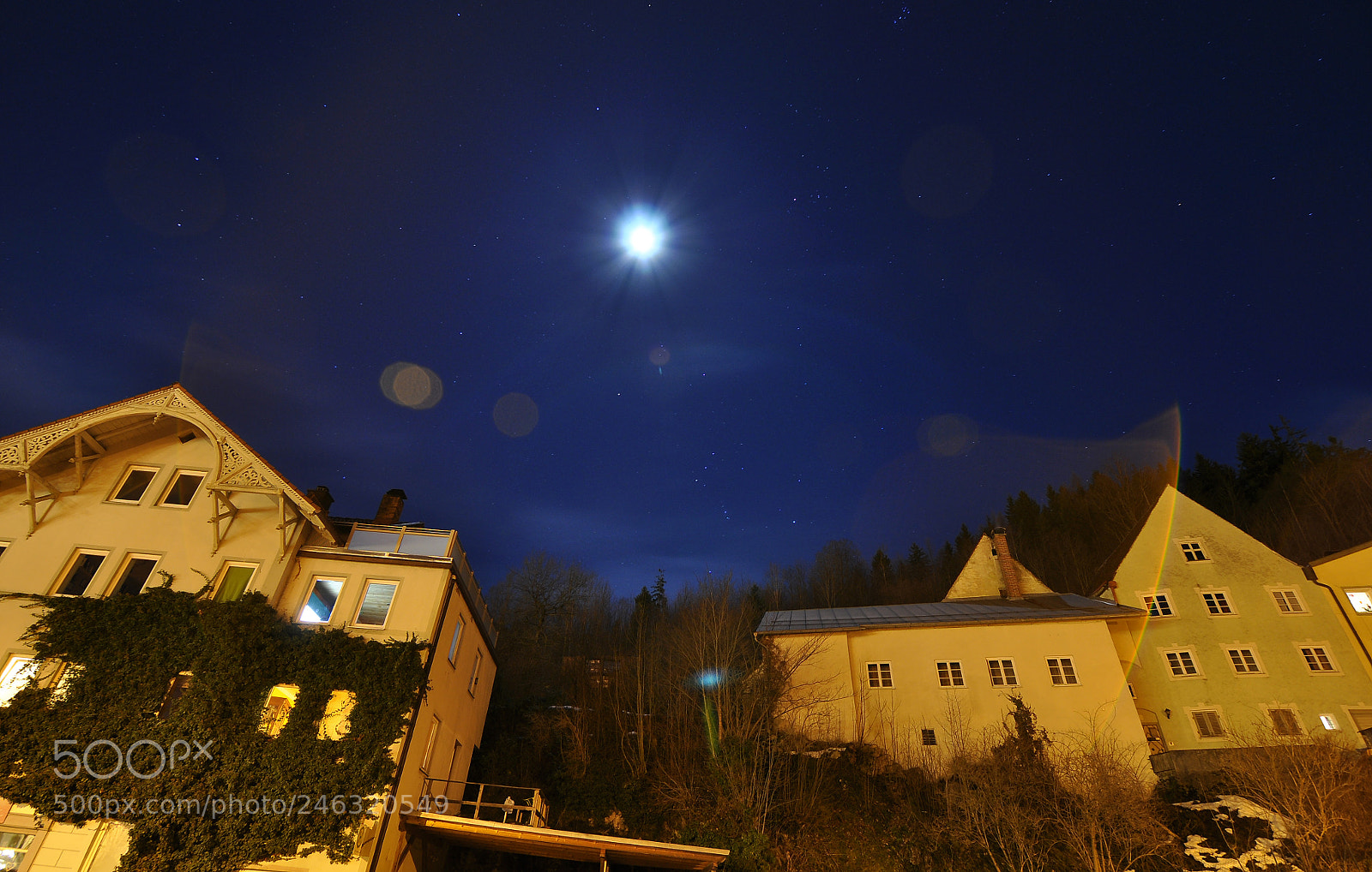 Nikon D90 sample photo. The last moon of 2017 photography