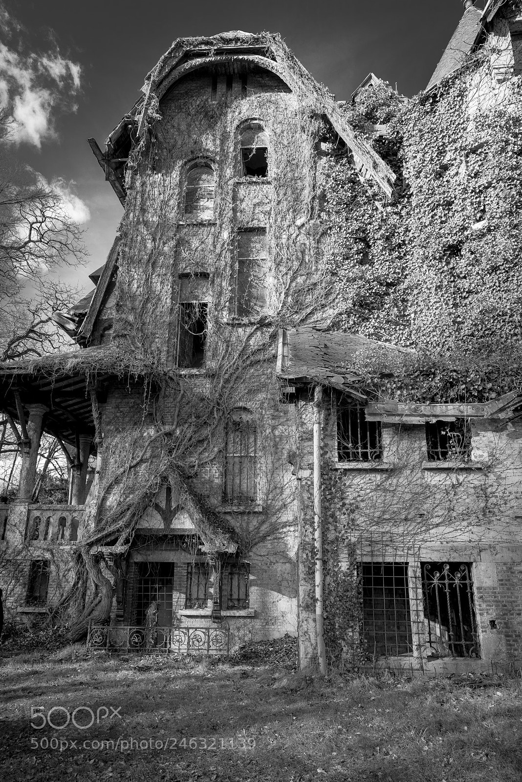 Pentax K-1 sample photo. Villa nottebohm bw photography