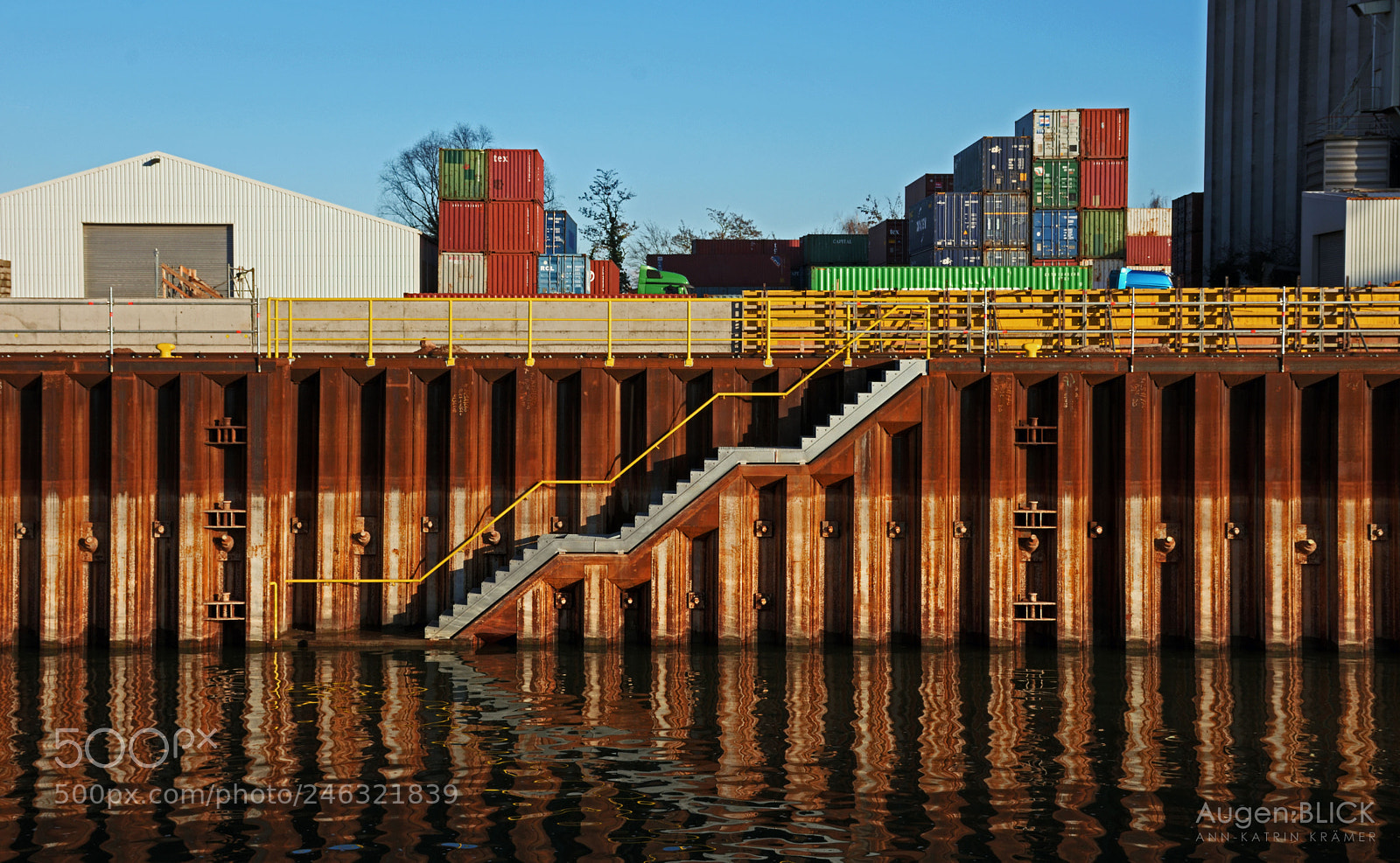 Nikon D7200 sample photo. Container port photography