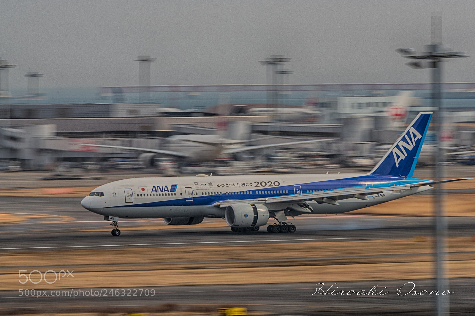 Pentax KP sample photo. Ana  boeing 777-281/er photography