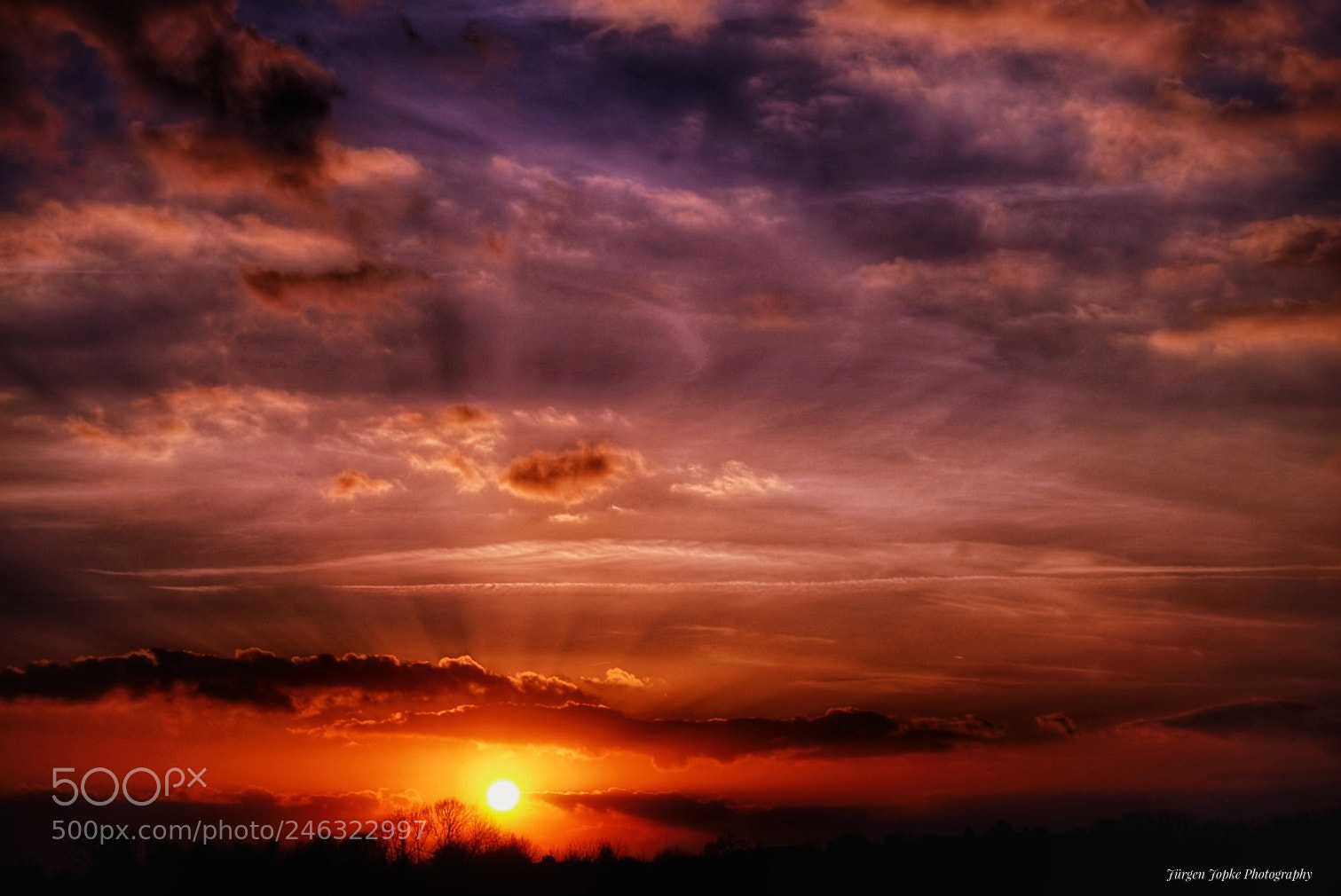 Sony a7 sample photo. "dramatic sunset" photography