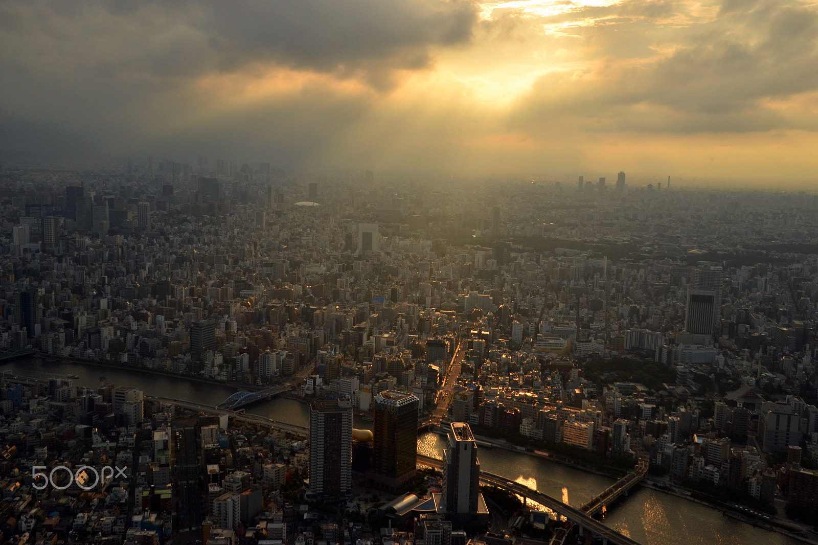 Nikon D3100 sample photo. Tokyo skyline 🗼 photography