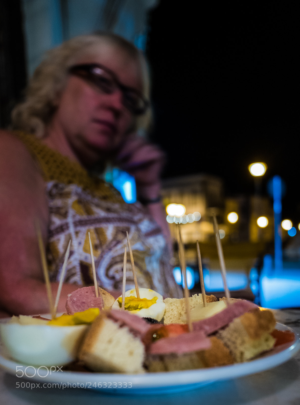 Fujifilm X70 sample photo. Meze to go with photography