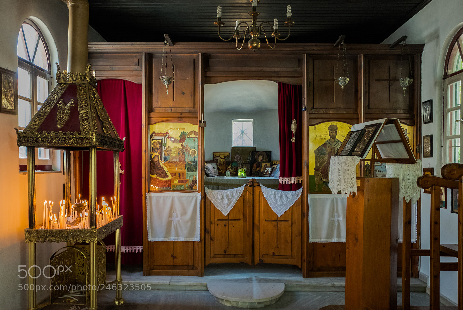 Fujifilm X70 sample photo. Small chapel myrina town photography