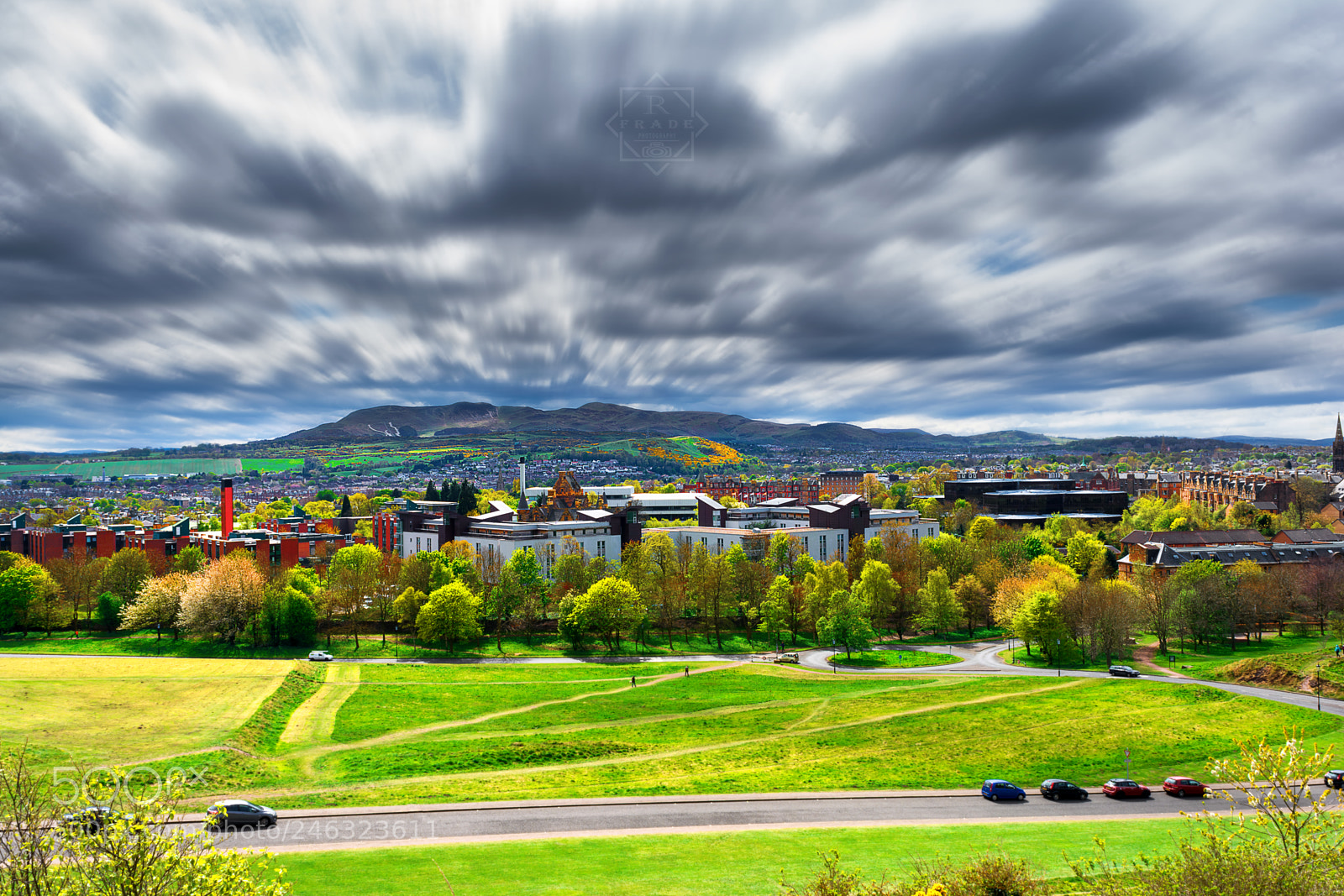 Nikon D5200 sample photo. Edinburgh from above photography