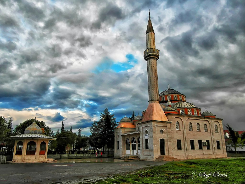 Samsung EX1 sample photo. Manyas İmam hatip camii photography