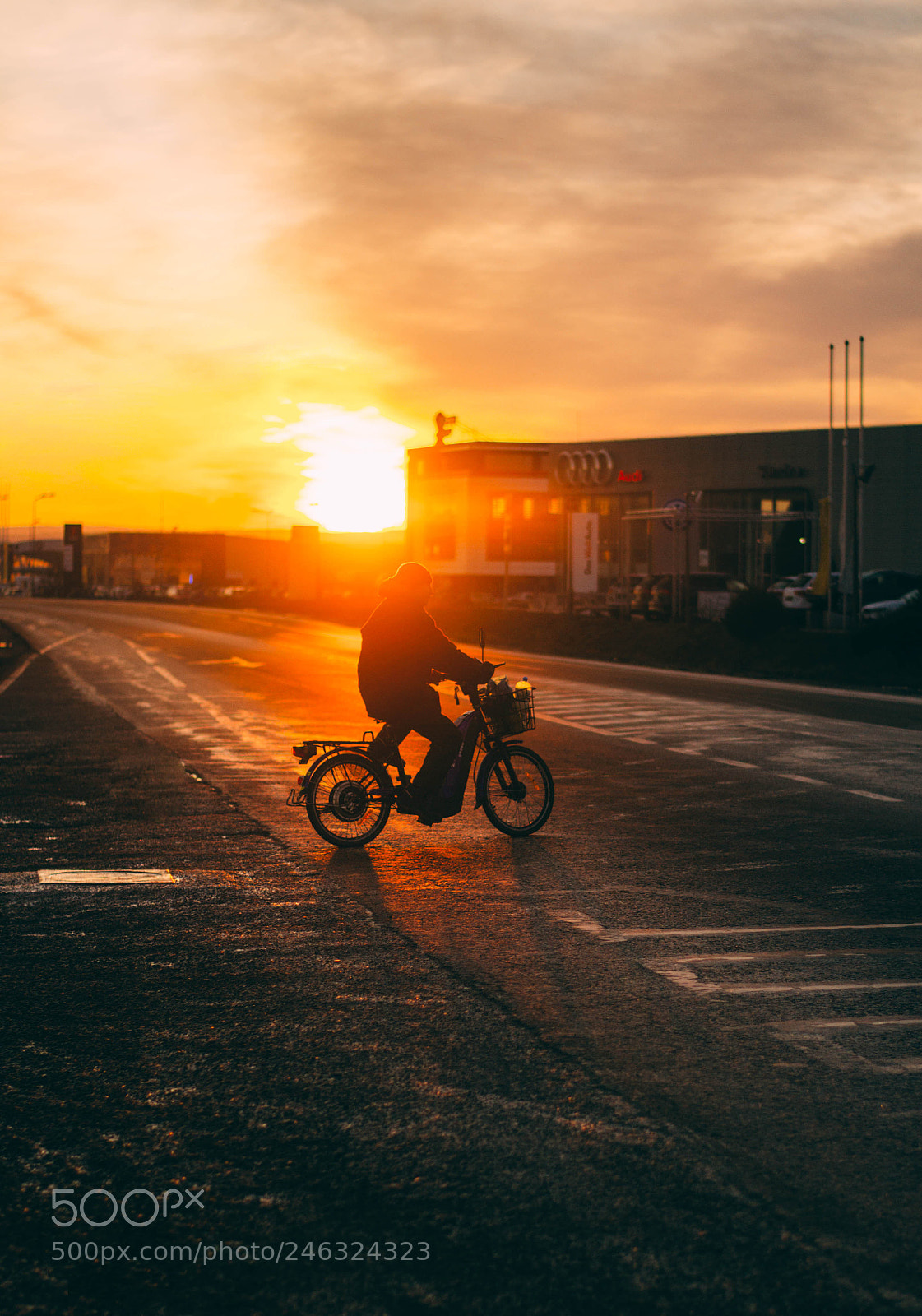 Nikon D5100 sample photo. Motorcycle silhouette photography