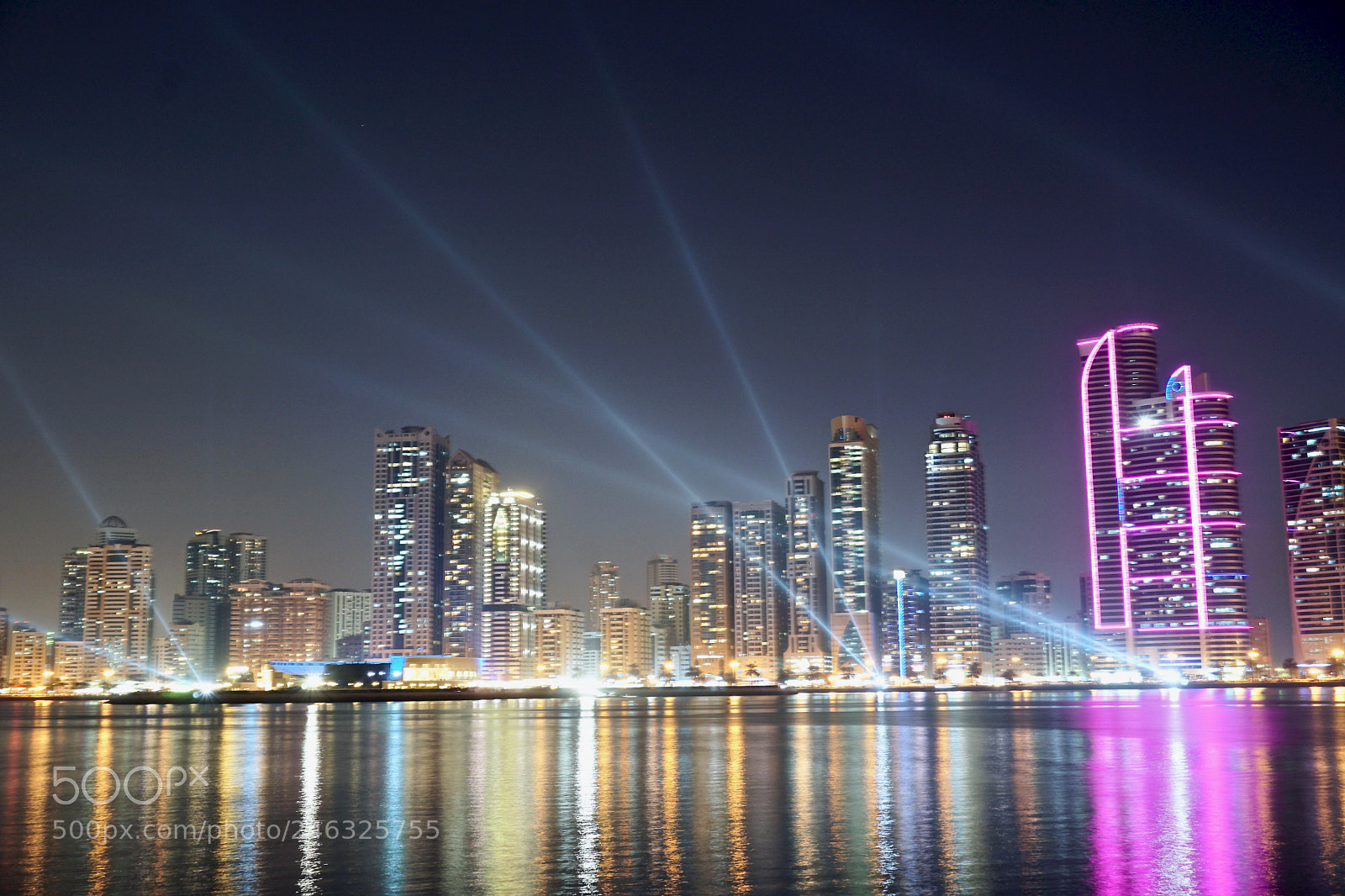 Sony a6300 sample photo. Sharjah light festival 2018 photography