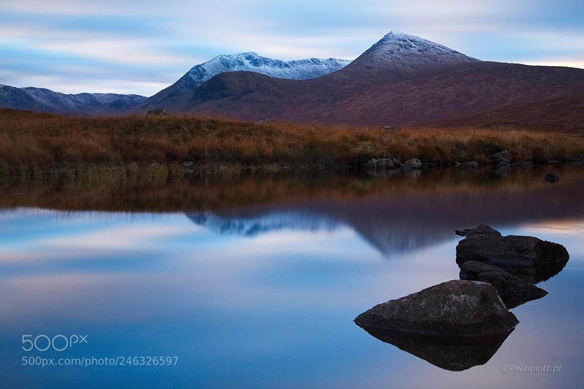Canon EOS 60D sample photo. Blue hour at rannoch photography