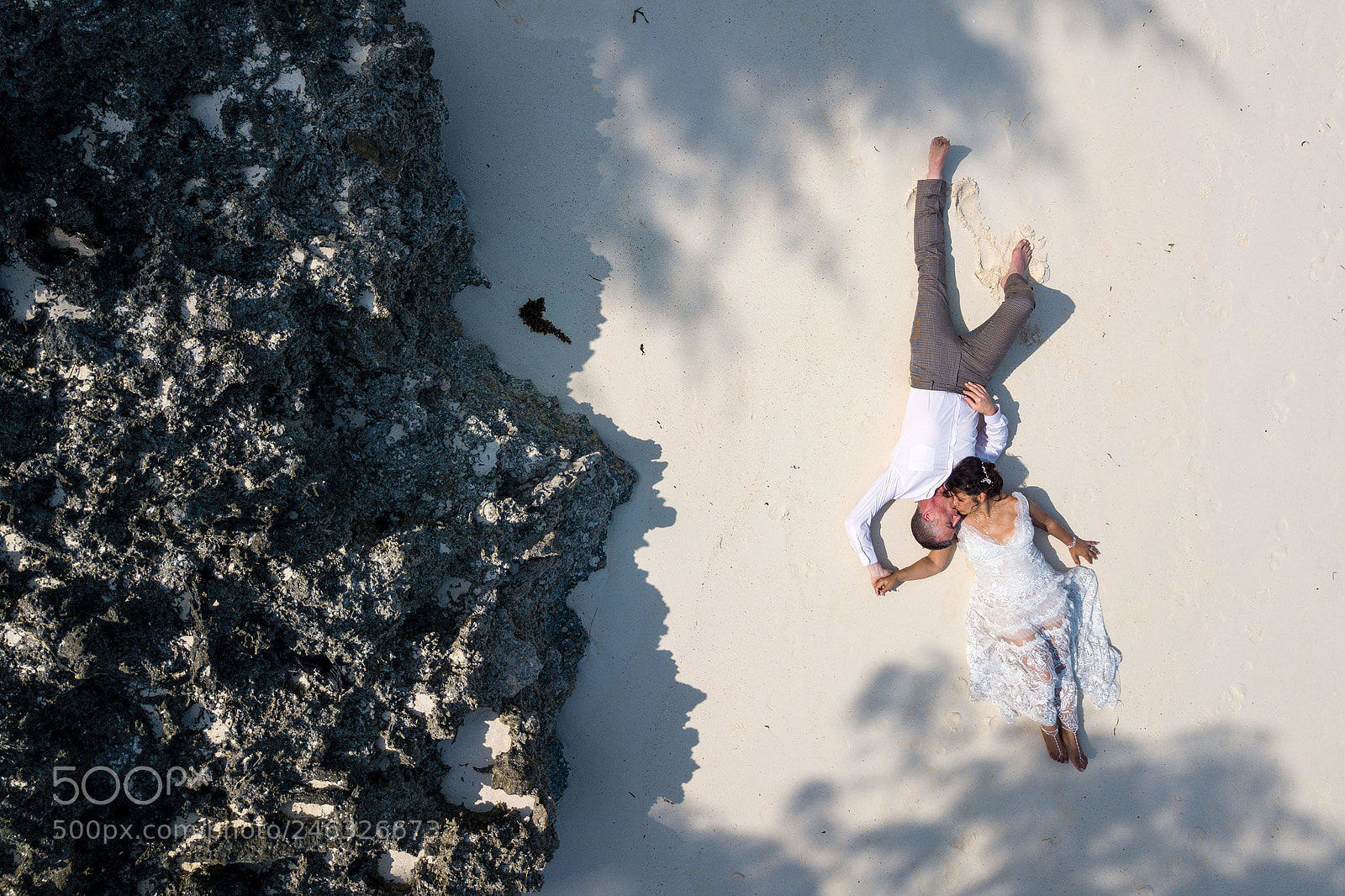 DJI FC220 sample photo. Beach from above photography