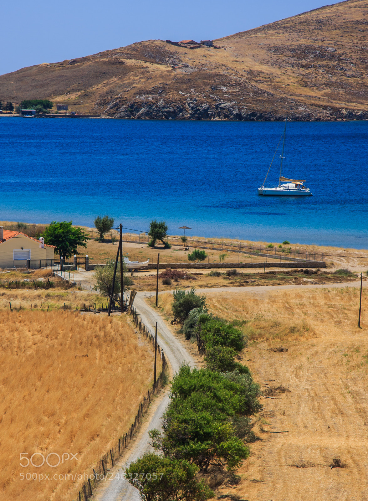 Canon EOS 40D sample photo. Plati platy bay lemnos photography