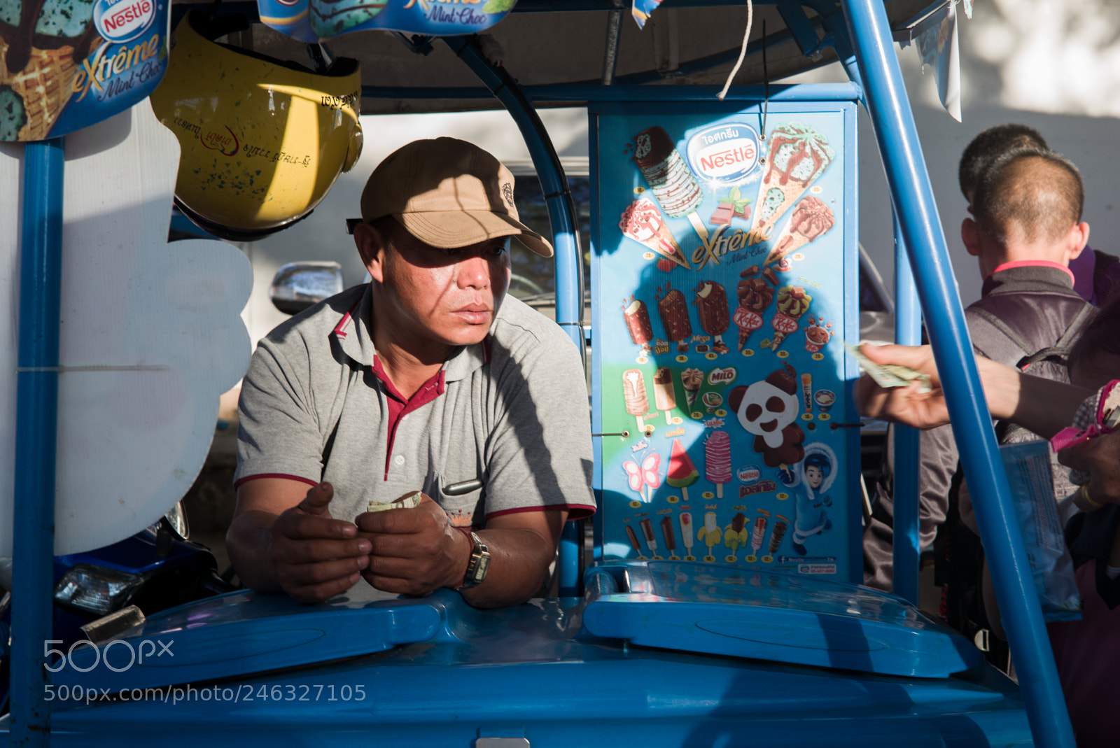Leica M (Typ 262) sample photo. Dangerous ice cream man photography
