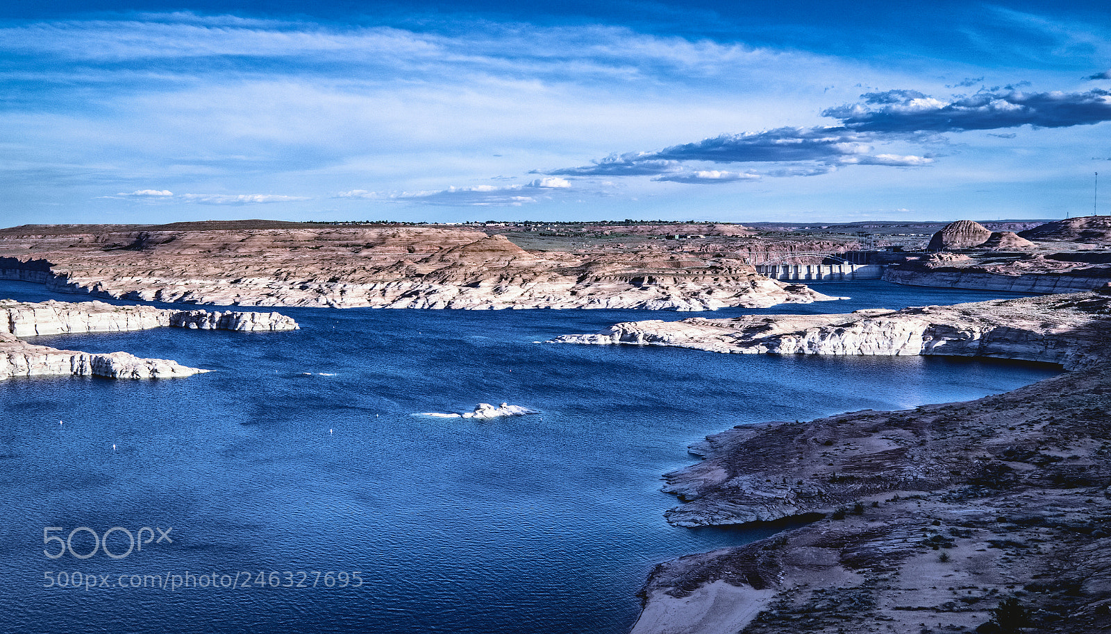 Fujifilm X-T1 sample photo. Water, canyon, dam, clouds... photography