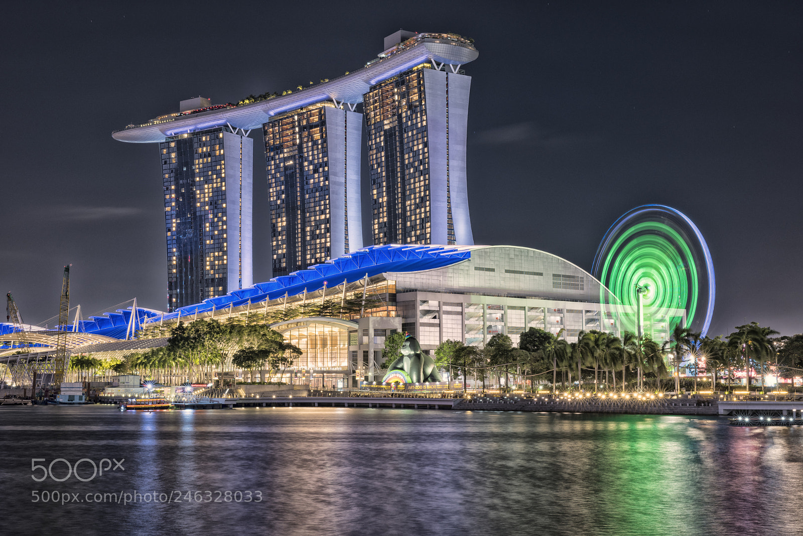 Nikon D810 sample photo. Singapore mbs evening explored photography