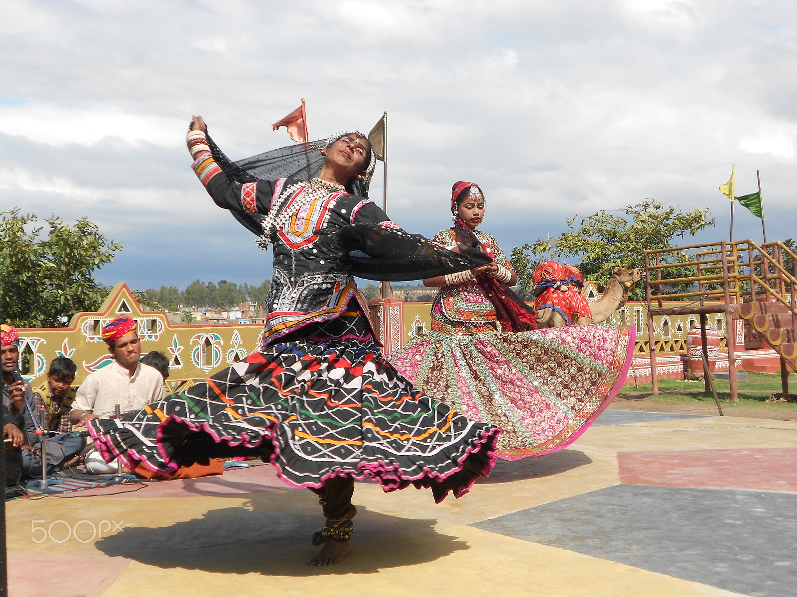 Nikon Coolpix S3100 sample photo. Rajasthani folk dance photography