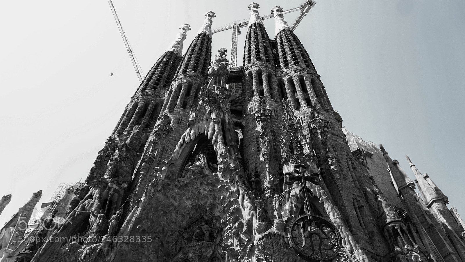 Sony a6300 sample photo. Sagrada familia photography