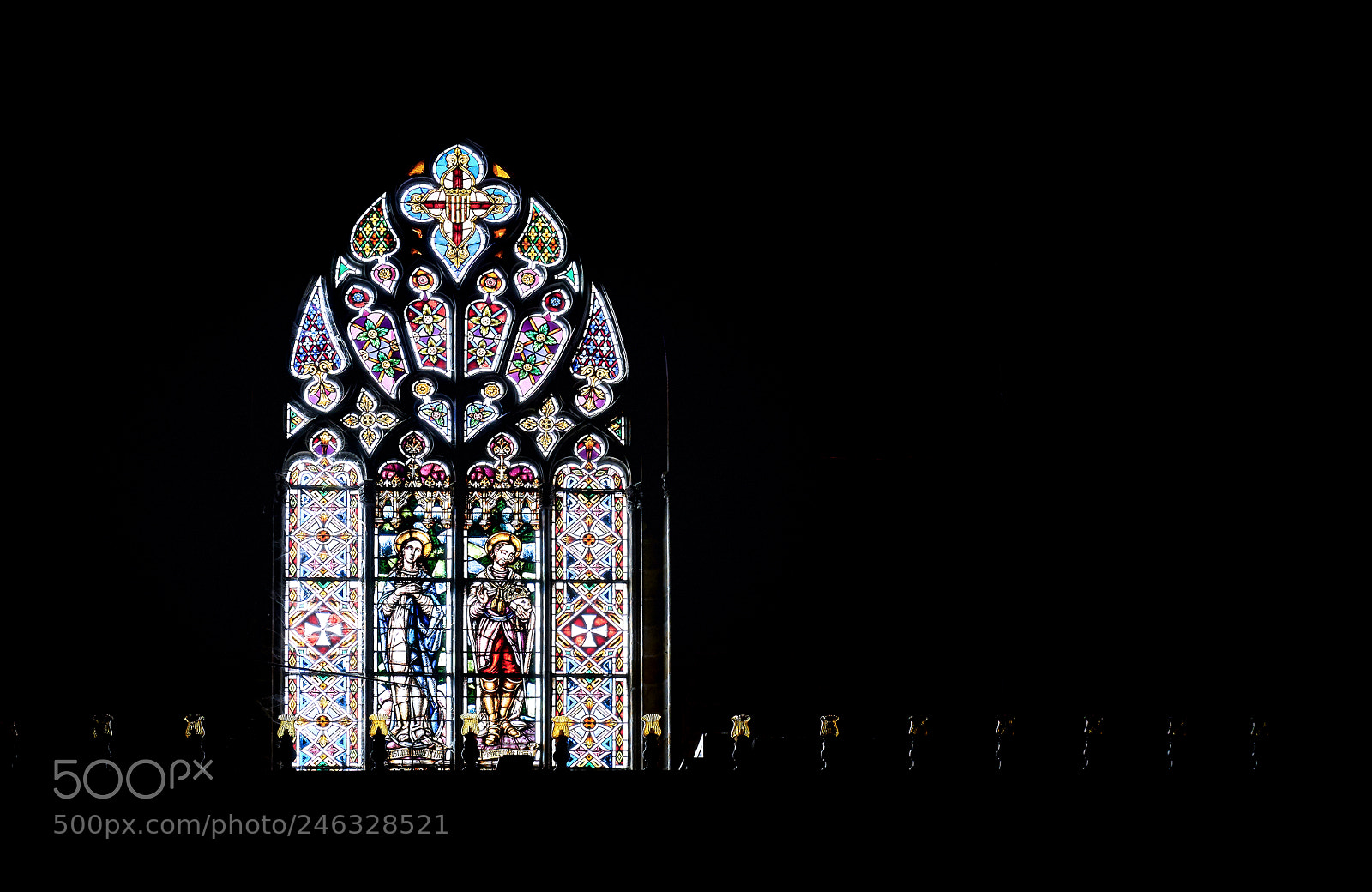Sony a7R II sample photo. Church. stained glass photography