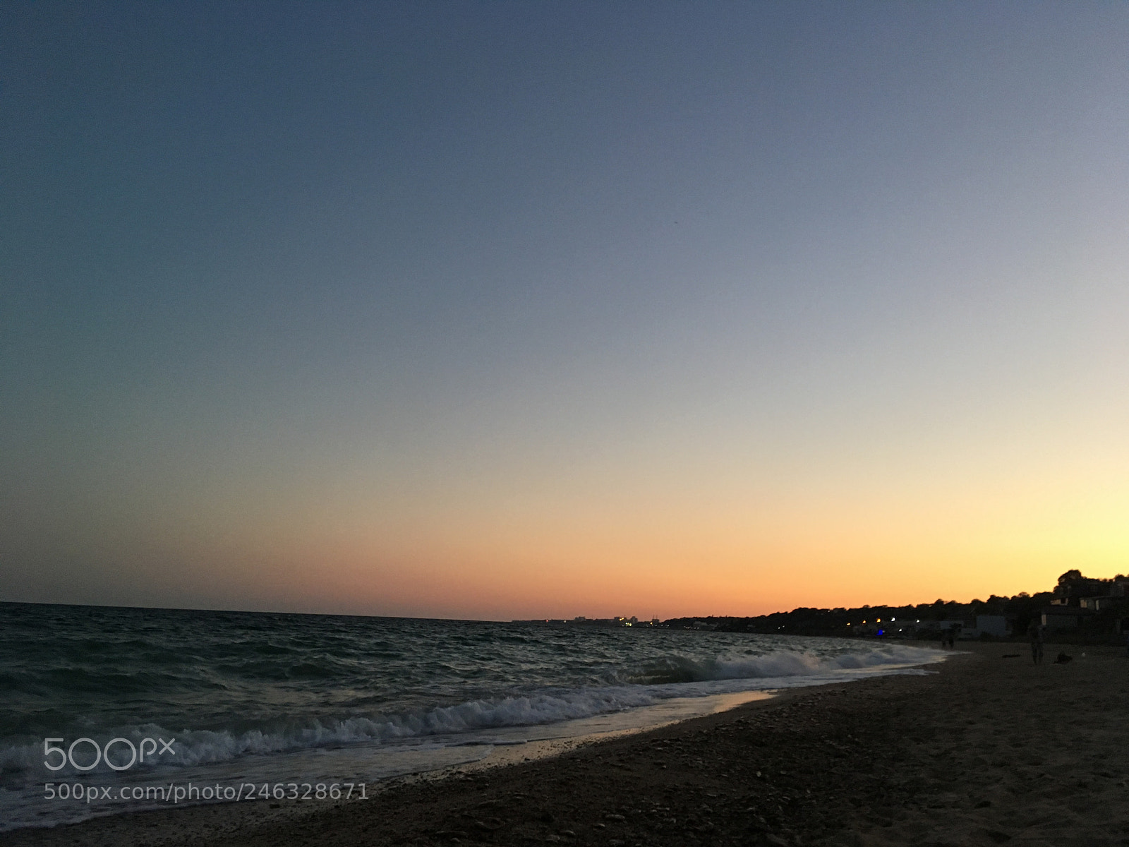 Apple iPhone SE sample photo. Sunset on the sea photography