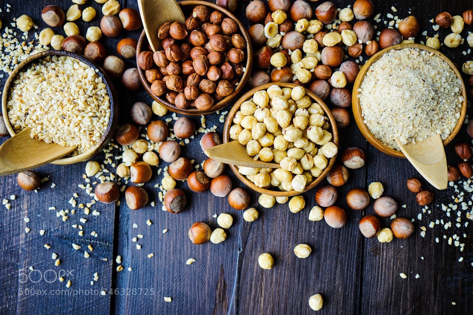 Sony a7 sample photo. Different types of nuts photography