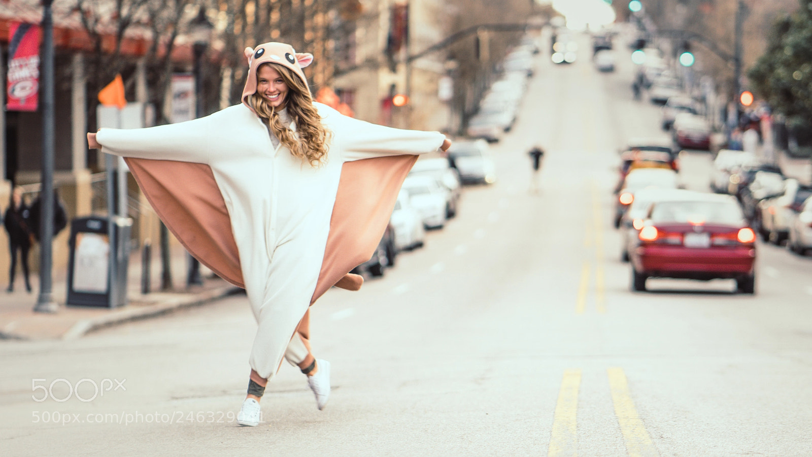 Sony a6300 sample photo. Squirrel onesie photography