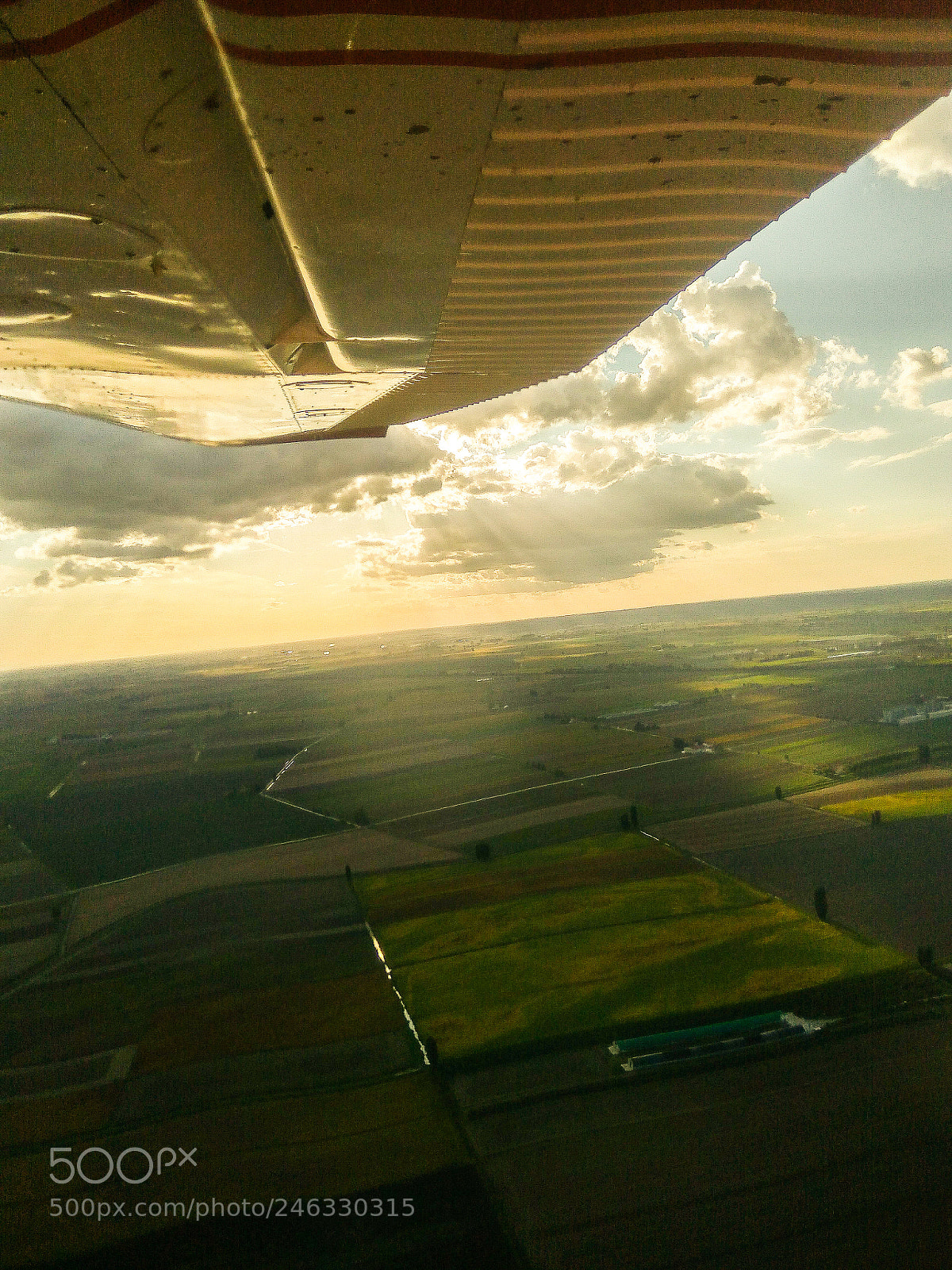 Xiaomi Redmi Note3 sample photo. Skyline from an airplane photography