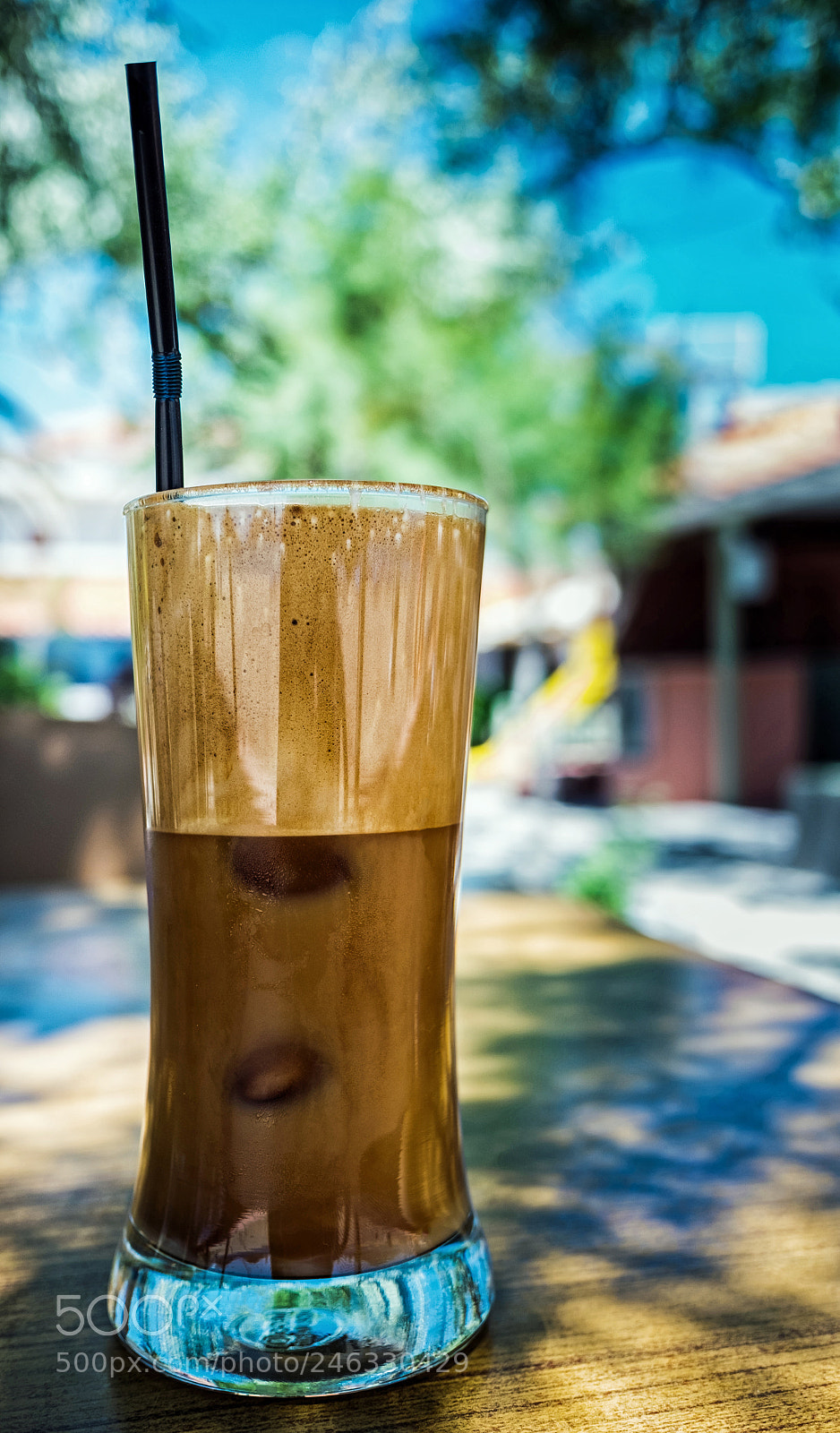 Fujifilm X70 sample photo. A lovely frappe lemnos photography