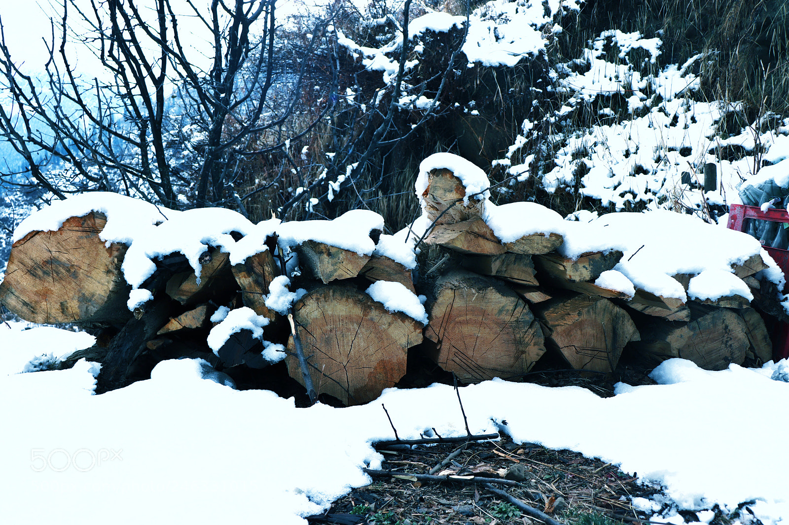 Canon EOS 200D (EOS Rebel SL2 / EOS Kiss X9) sample photo. Countryside snow photography