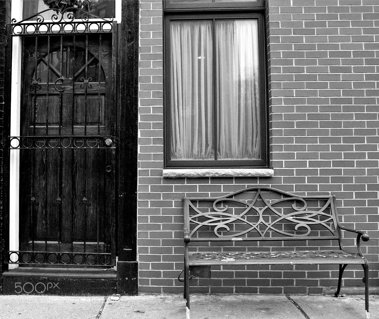 Sony a6500 sample photo. Sidewalk patio n endicott photography