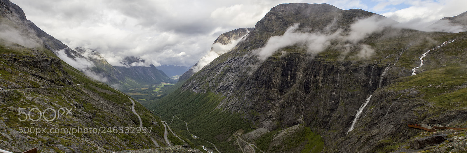 Canon EOS 7D sample photo. Trollstigen panoramic photography