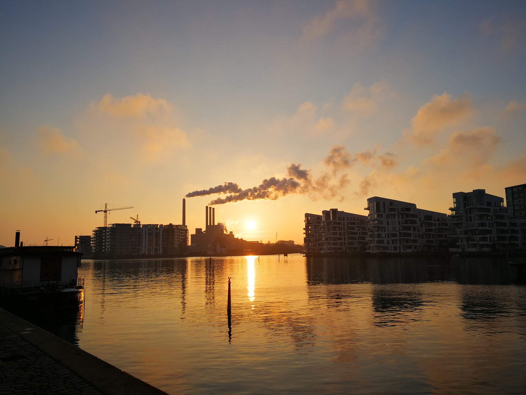 HUAWEI Mate 9 Pro sample photo. Copenhagen sunset photography