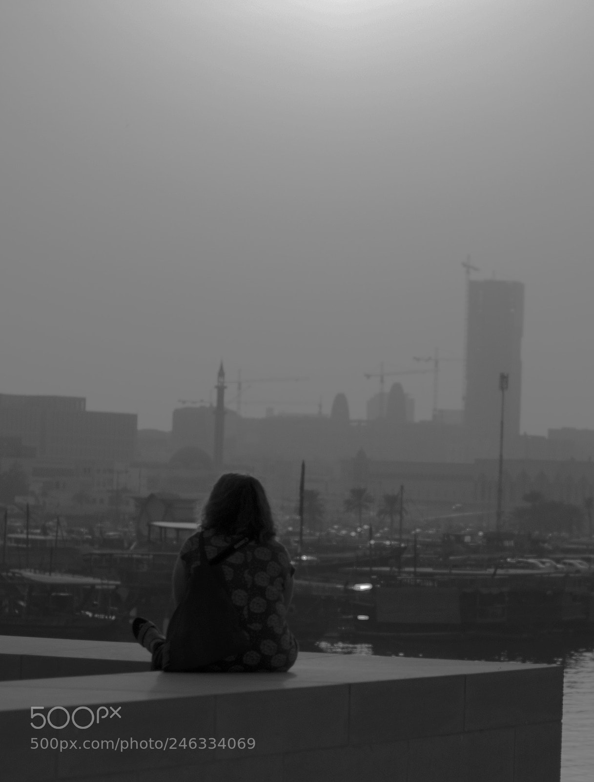 Nikon D5100 sample photo. Lonely people of doha photography