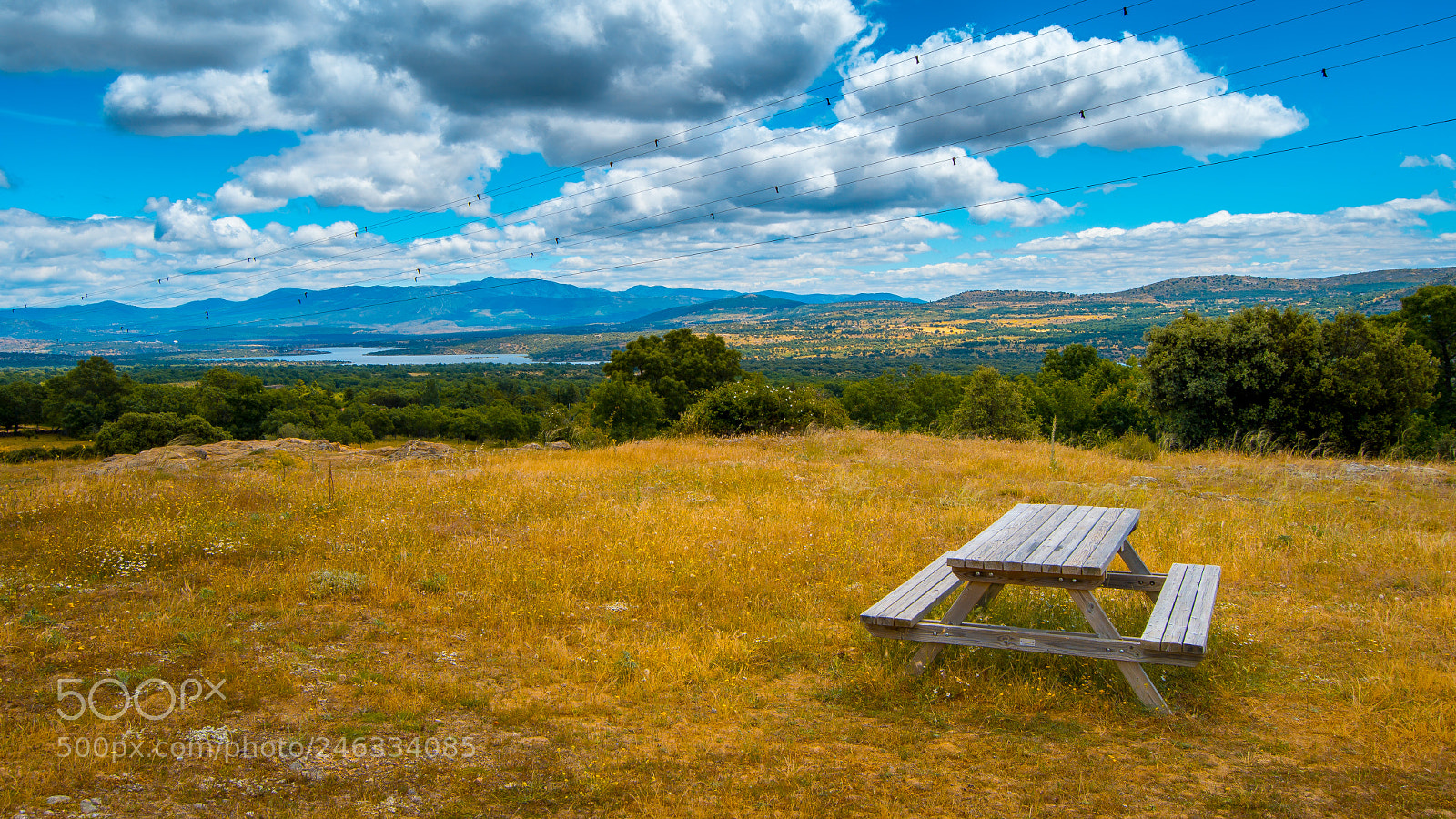 Nikon D3200 sample photo. Lonely bench photography