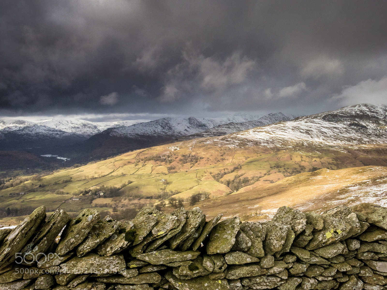 Canon PowerShot G15 sample photo. View from wansfell, lake photography