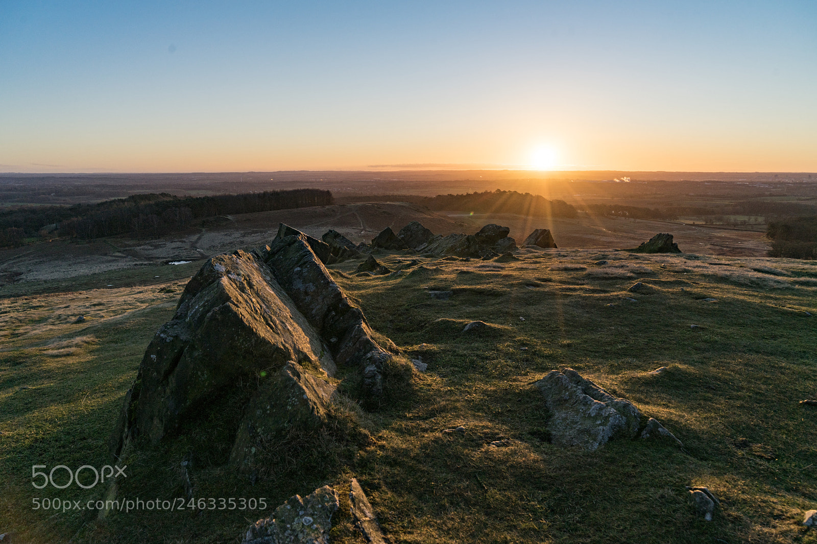 Sony a7 II sample photo. Sunrise. bradgate park, leicestershire. photography