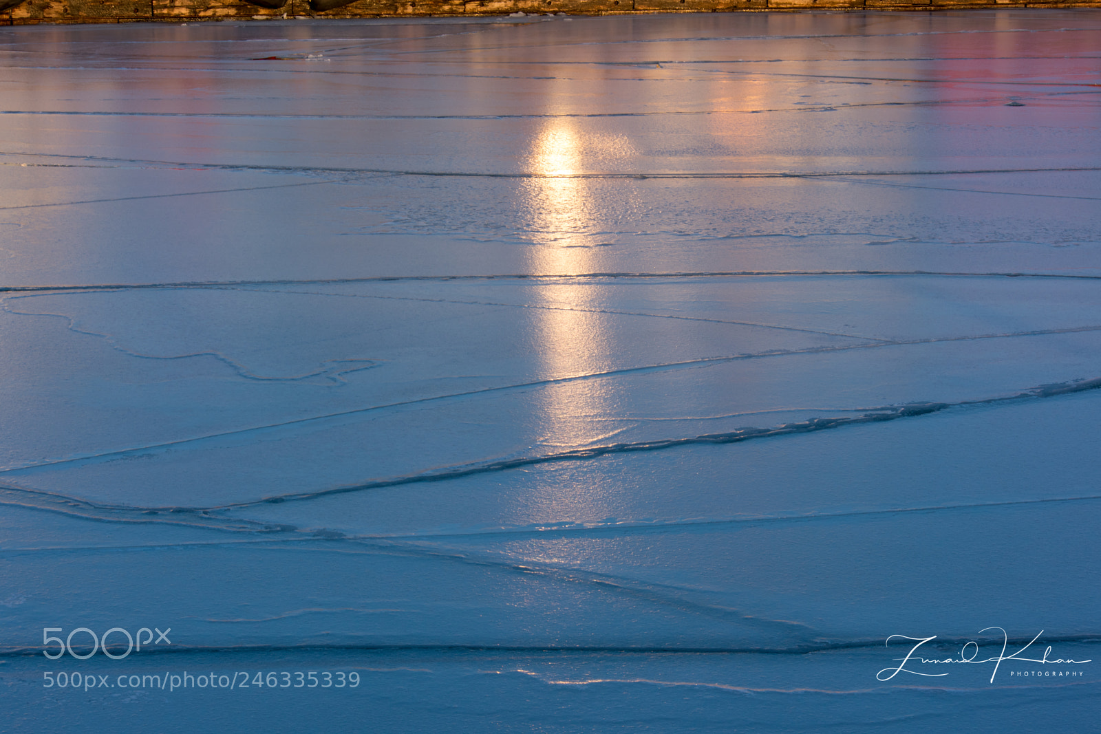 Nikon D3400 sample photo. Ice flow reflection photography