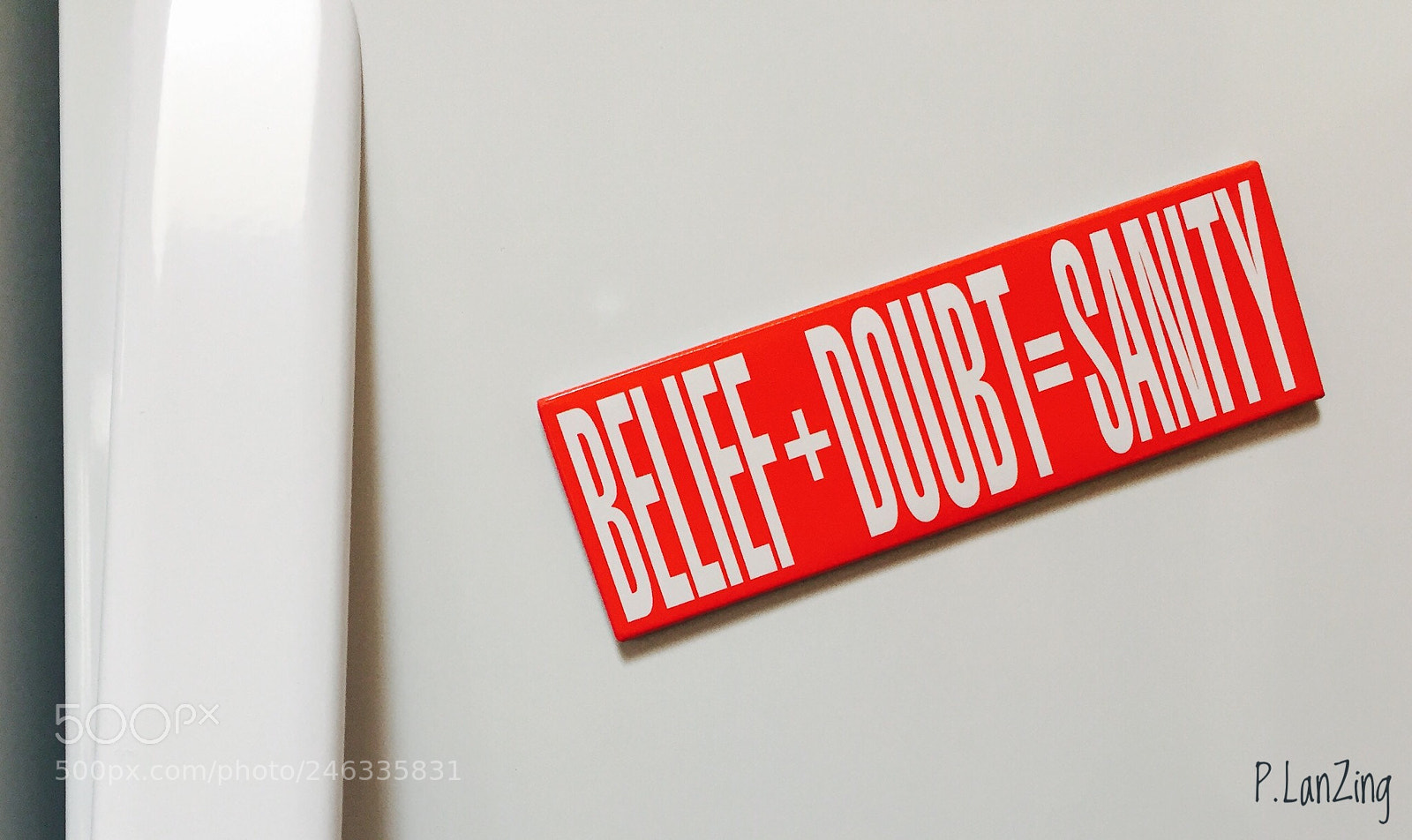 Apple iPhone 6 sample photo. Refrigerator magnet truth photography