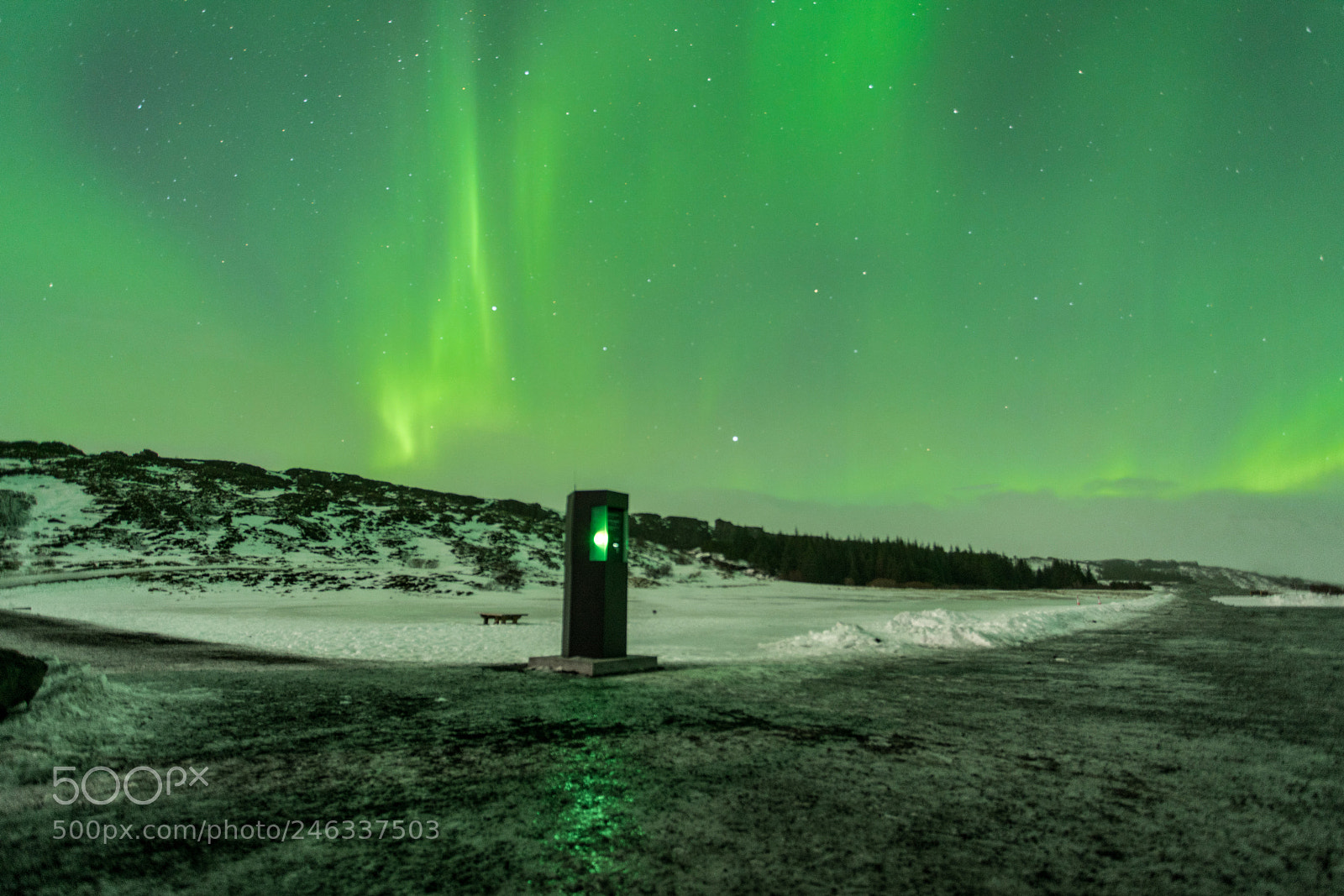 Sony a7R II sample photo. Northern lights photography