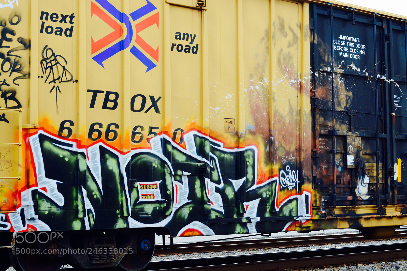 Nikon D7100 sample photo. Box car art photography