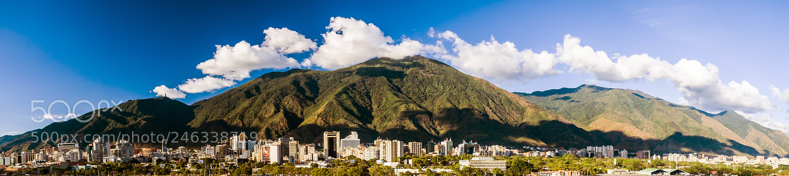 Nikon D40 sample photo. Panorama of caracas photography