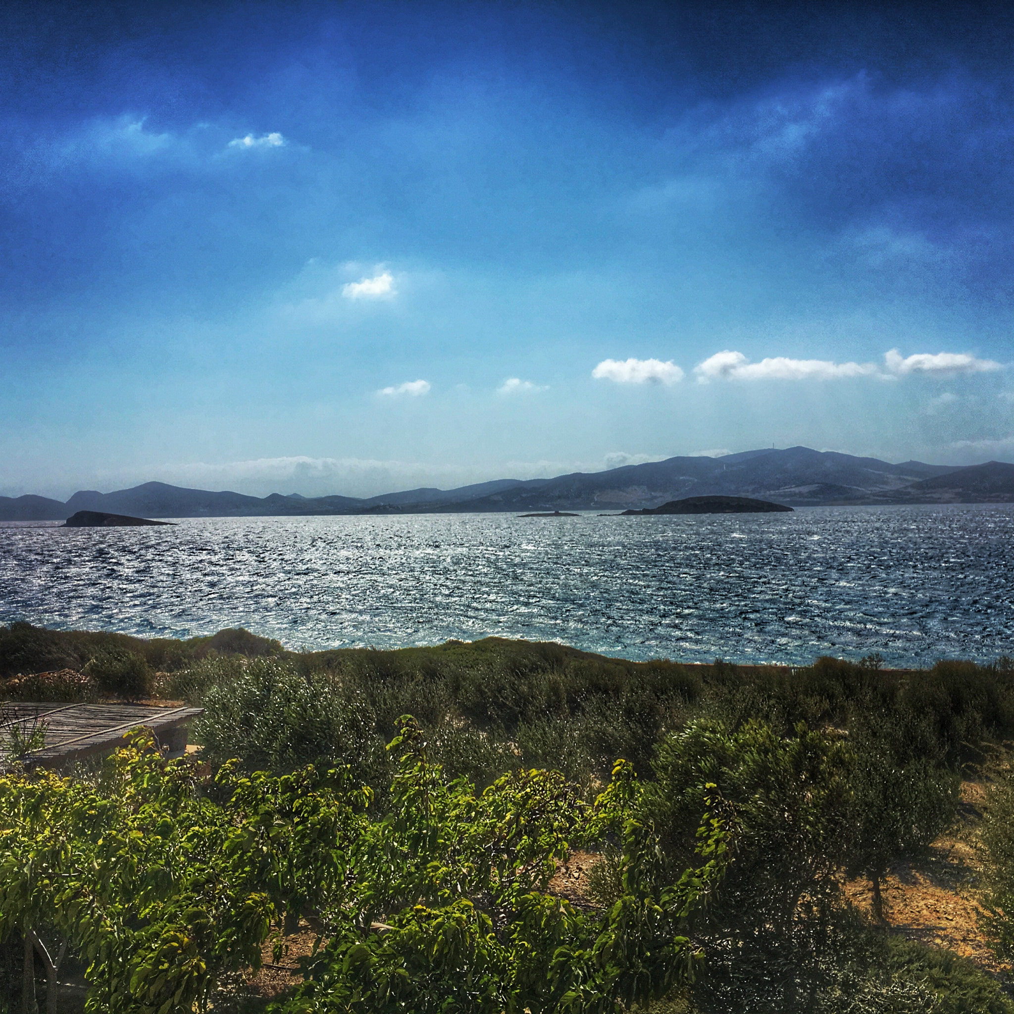 Apple iPhone8,1 sample photo. This is a view of the island of antiparos from paros. photography